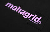 mahagrid (マハグリッド)   LOGO POCKET LS TEE [BLACK]