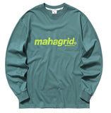 mahagrid (マハグリッド)  LOGO POCKET LS TEE [GREEN]