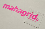 mahagrid (マハグリッド)  LOGO POCKET LS TEE [BEIGE]