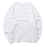 mahagrid (マハグリッド)   LOGO POCKET LS TEE [WHITE]