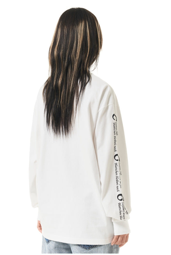 mahagrid (マハグリッド)   HUNTING DOG LS TEE [WHITE]