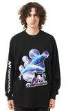 mahagrid (マハグリッド)   DOLPHIN LS TEE [BLACK]