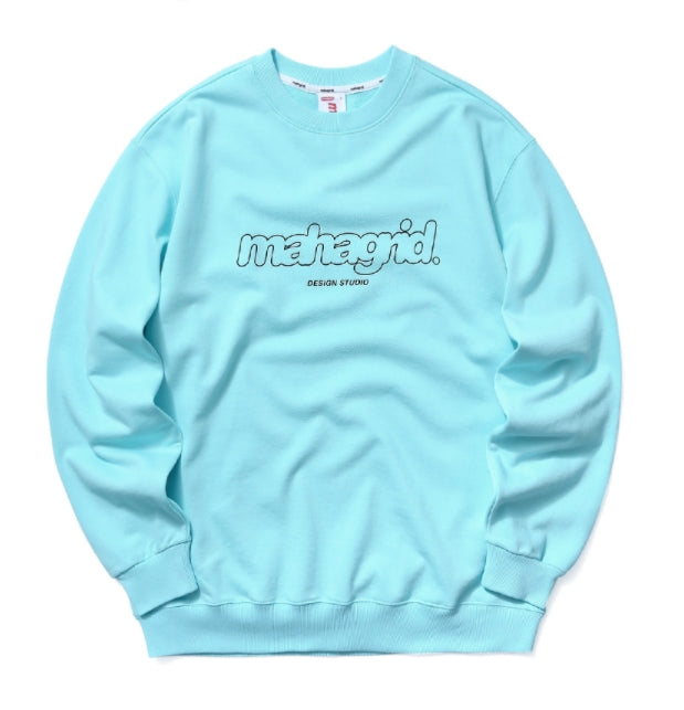 mahagrid (マハグリッド)  MARU LOGO SWEATSHIRT [MINT]