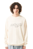 mahagrid (マハグリッド)  MARU LOGO SWEATSHIRT [IVORY]