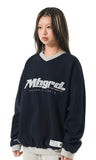 mahagrid (マハグリッド)   SPORTS TEAM SWEATSHIRT [NAVY]