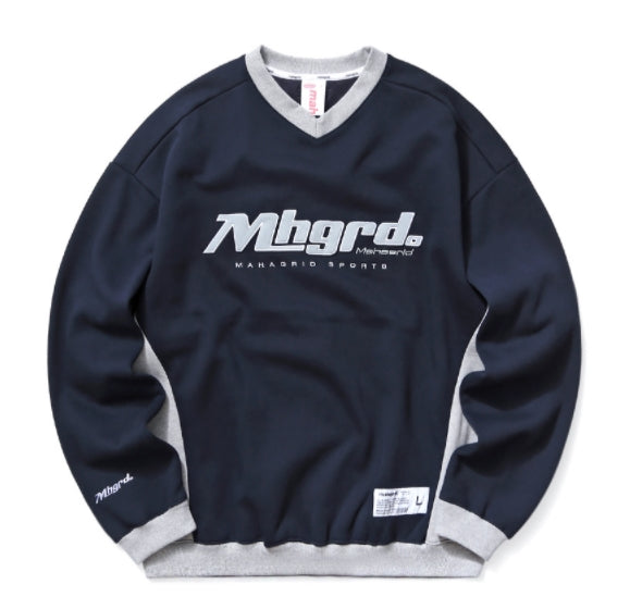 mahagrid (マハグリッド) SPORTS TEAM SWEATSHIRT [NAVY] – UNDERSTUDY