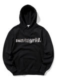 mahagrid (マハグリッド)   3D LOGO HOODIE [BLACK]