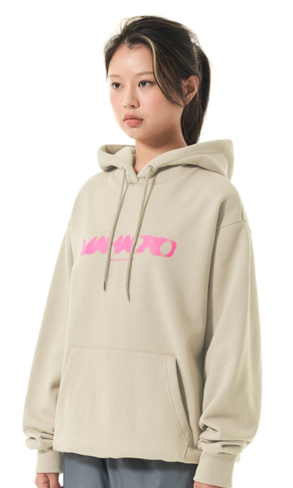 mahagrid (マハグリッド)  DOT LOGO HOODIE [BEIGE]