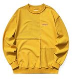 mahagrid (マハグリッド)  BLOCK REVERSIBLE SWEATSHIRT [MUSTARD]