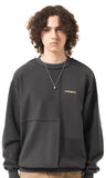 mahagrid (マハグリッド)  BLOCK REVERSIBLE SWEATSHIRT [CHARCOAL]