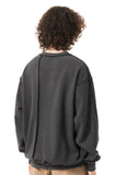 mahagrid (マハグリッド)  BLOCK REVERSIBLE SWEATSHIRT [CHARCOAL]