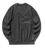 mahagrid (マハグリッド)  BLOCK REVERSIBLE SWEATSHIRT [CHARCOAL]