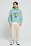 アクメドラビ(acme' de la vie) RAINBOW LOGO HOODIE DARK GREEN