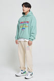 アクメドラビ(acme' de la vie) RAINBOW LOGO HOODIE DARK GREEN