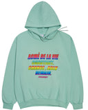 アクメドラビ(acme' de la vie) RAINBOW LOGO HOODIE DARK GREEN