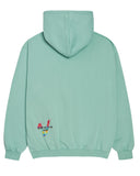 アクメドラビ(acme' de la vie) RAINBOW LOGO HOODIE DARK GREEN