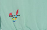 アクメドラビ(acme' de la vie) RAINBOW LOGO HOODIE DARK GREEN