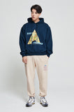 アクメドラビ(acme' de la vie) FOOD PYRAMID HOODIE TURQUOISE