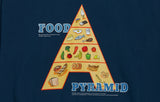 アクメドラビ(acme' de la vie) FOOD PYRAMID HOODIE TURQUOISE