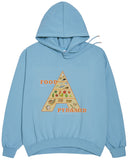 アクメドラビ(acme' de la vie) FOOD PYRAMID HOODIE INDIGO BLUE