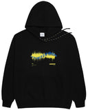 アクメドラビ(acme' de la vie) SOUND PATTERN HOODIE BLACK