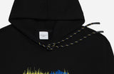 アクメドラビ(acme' de la vie) SOUND PATTERN HOODIE BLACK