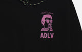 アクメドラビ(acme' de la vie) ADLV NINE CHARACTER HOODIE BLACK