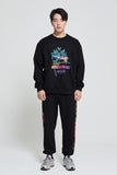 アクメドラビ(acme' de la vie) CAR RACING SWEATSHIRT BLACK