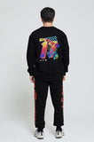 アクメドラビ(acme' de la vie) CAR RACING SWEATSHIRT BLACK