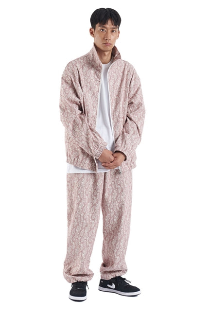 NOMANUAL(ノーマニュアル) PAISLEY TRACK TOP - RED