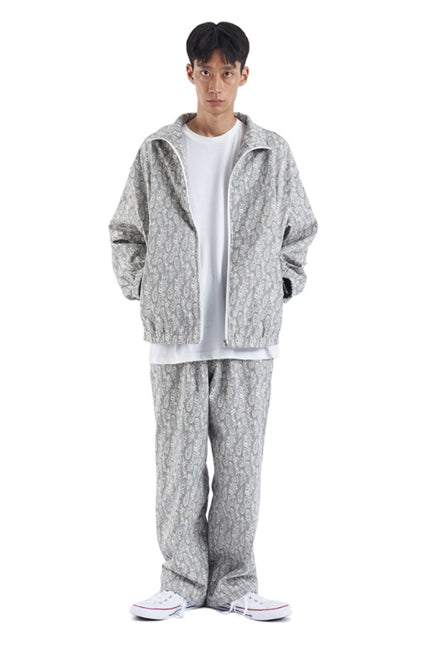 NOMANUAL(ノーマニュアル) PAISLEY TRACK TOP - NAVY