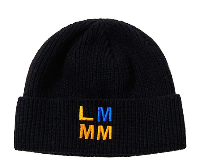 ラメルマメゾン (LA MER MA MAISON)   LMMM NEEDLE BEANIE BLACK