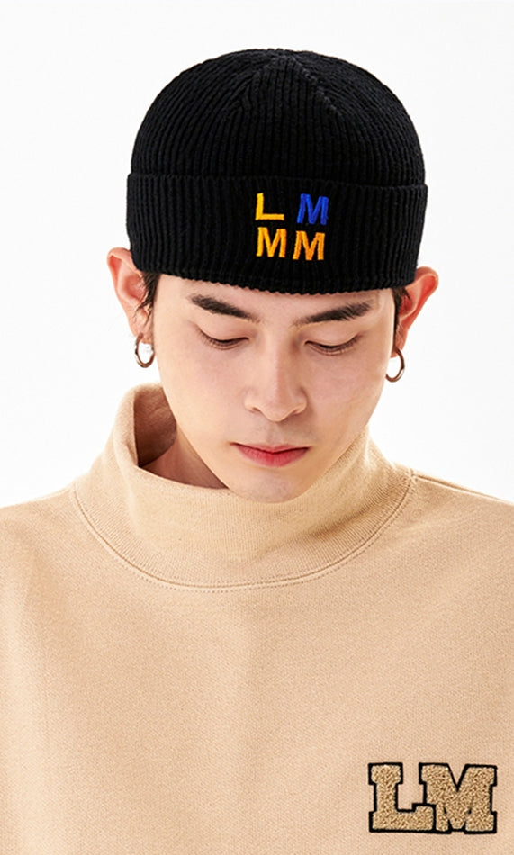 ラメルマメゾン (LA MER MA MAISON)   LMMM NEEDLE BEANIE BLACK