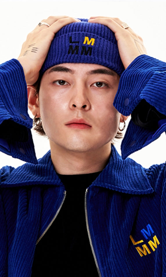 ラメルマメゾン (LA MER MA MAISON)    LMMM NEEDLE BEANIE BLUE