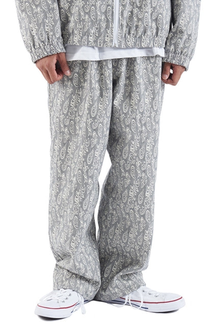 NOMANUAL(ノーマニュアル) PAISLEY TRACK PANTS - NAVY