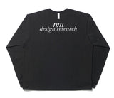 NOMANUAL(ノーマニュアル) NM FINGER LONG SLEEVE TEE - BLACK