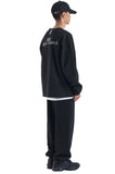 NOMANUAL(ノーマニュアル) NM FINGER LONG SLEEVE TEE - BLACK