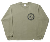 NOMANUAL(ノーマニュアル) IDT LONG SLEEVE TEE - LIGHT KHAKI