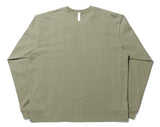 NOMANUAL(ノーマニュアル) IDT LONG SLEEVE TEE - LIGHT KHAKI