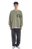 NOMANUAL(ノーマニュアル) IDT LONG SLEEVE TEE - LIGHT KHAKI