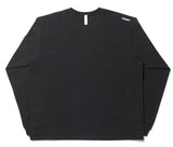 NOMANUAL(ノーマニュアル) D.R LOGO LONG SLEEVE TEE - BLACK