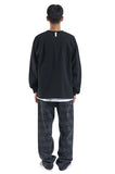 NOMANUAL(ノーマニュアル) D.R LOGO LONG SLEEVE TEE - BLACK