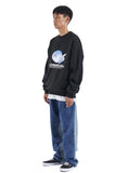 NOMANUAL(ノーマニュアル) NOPE! SWEATSHIRT - BLACK