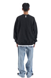 NOMANUAL(ノーマニュアル) NOPE! SWEATSHIRT - BLACK