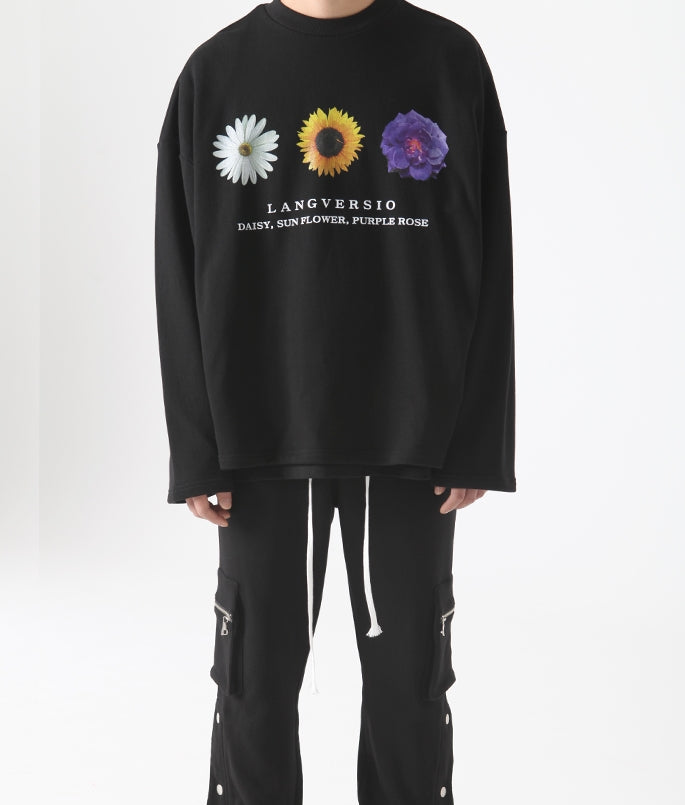 ランベルシオ(LANG VERSIO) 254 Floral print sweat