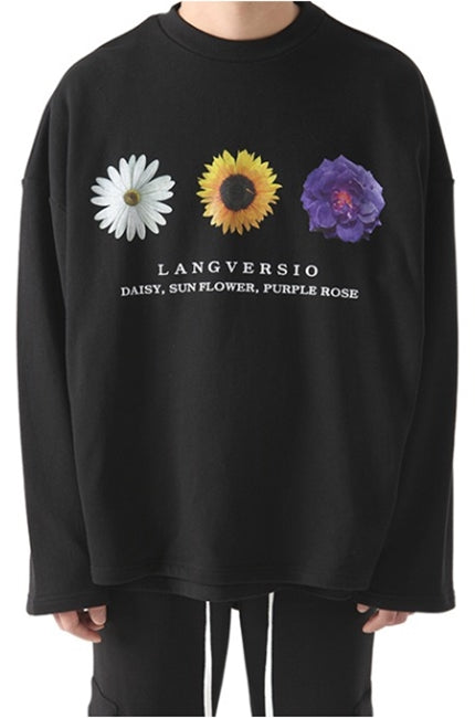ランベルシオ(LANG VERSIO) 254 Floral print sweat