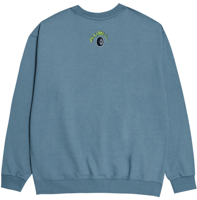 アクメドラビ(acme' de la vie) BLUE RACING CAR SWEATSHIRT BLUE GREY