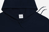 アクメドラビ(acme' de la vie)   HOTFIX PEARLS OUTLINE LOGO HOODIE NAVY