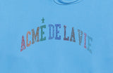 アクメドラビ(acme' de la vie)  FULL LOGO HOTFIX CRYSTAL HOODIE SKY BLUE