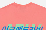 アクメドラビ(acme' de la vie) ADLV HANGUL LOGO LONG SLEEVE T-SHIRT CORAL